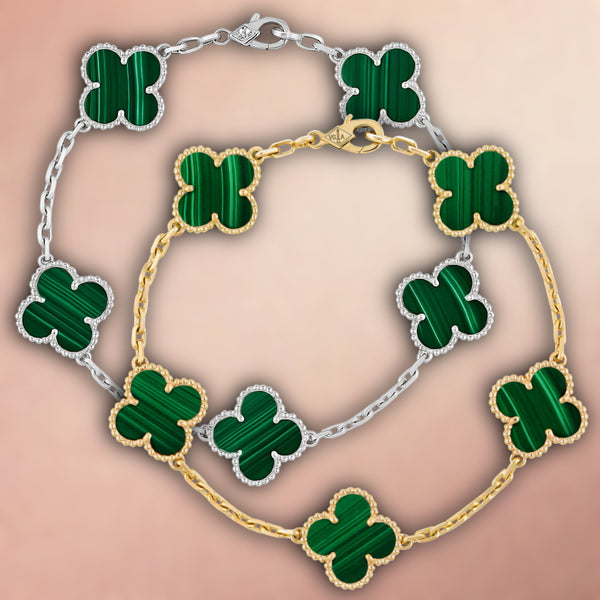 FourLeaf™ Malachite Karkötő
