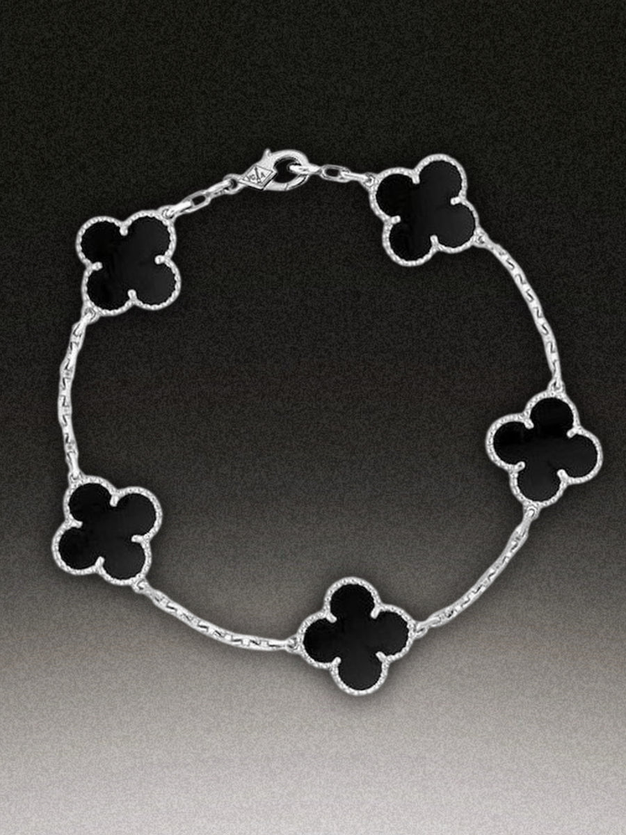 FourLeaf™ Onyx Karkötő