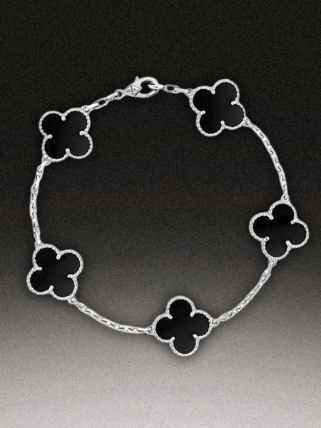 FourLeaf™ Onyx Karkötő