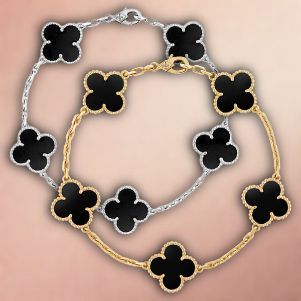 FourLeaf™ Onyx Karkötő