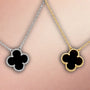 FourLeaf™ Onyx Nyaklánc