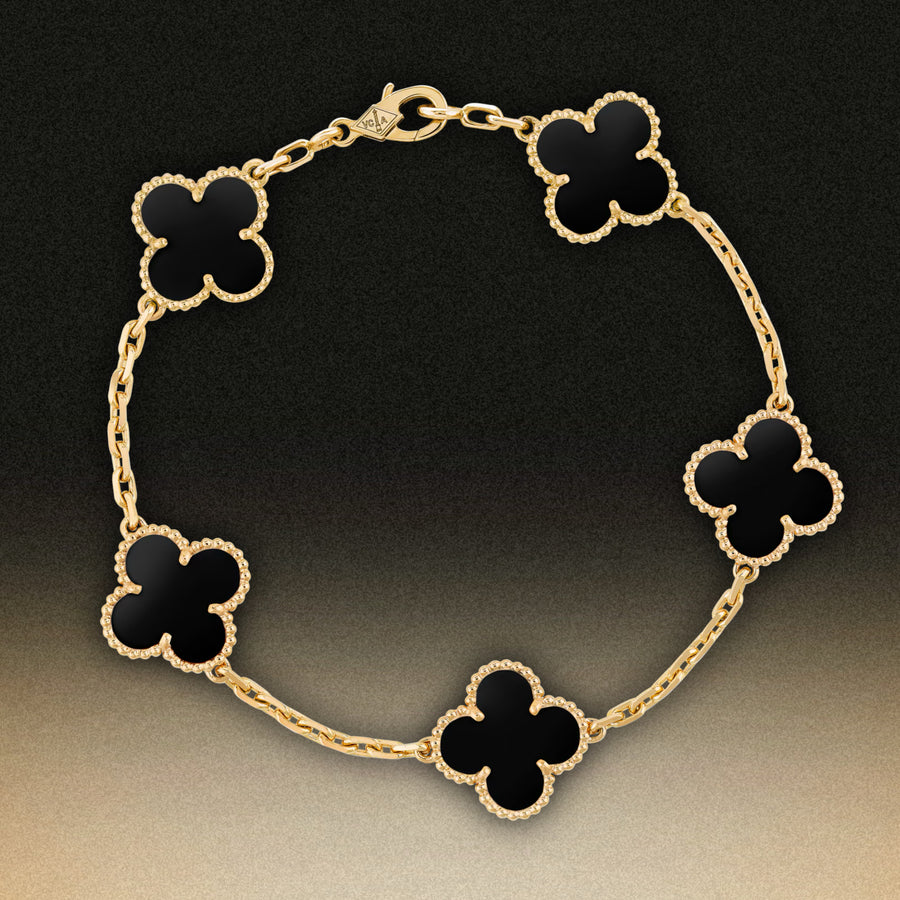 FourLeaf™ Onyx Karkötő