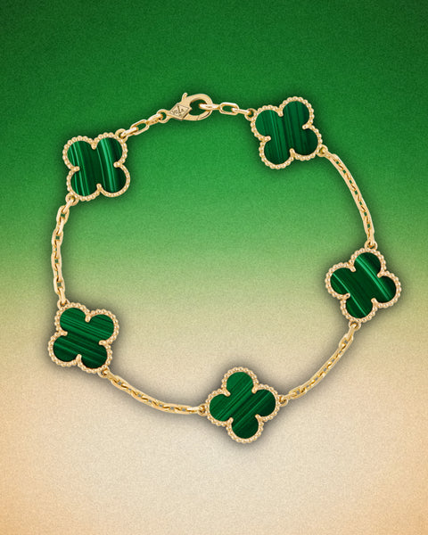 FourLeaf™ Malachite Karkötő