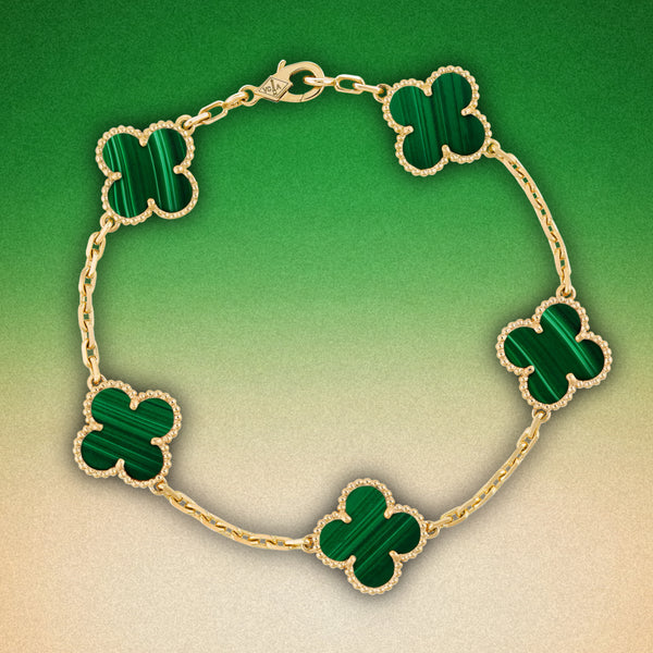 FourLeaf™ Malachite Karkötő