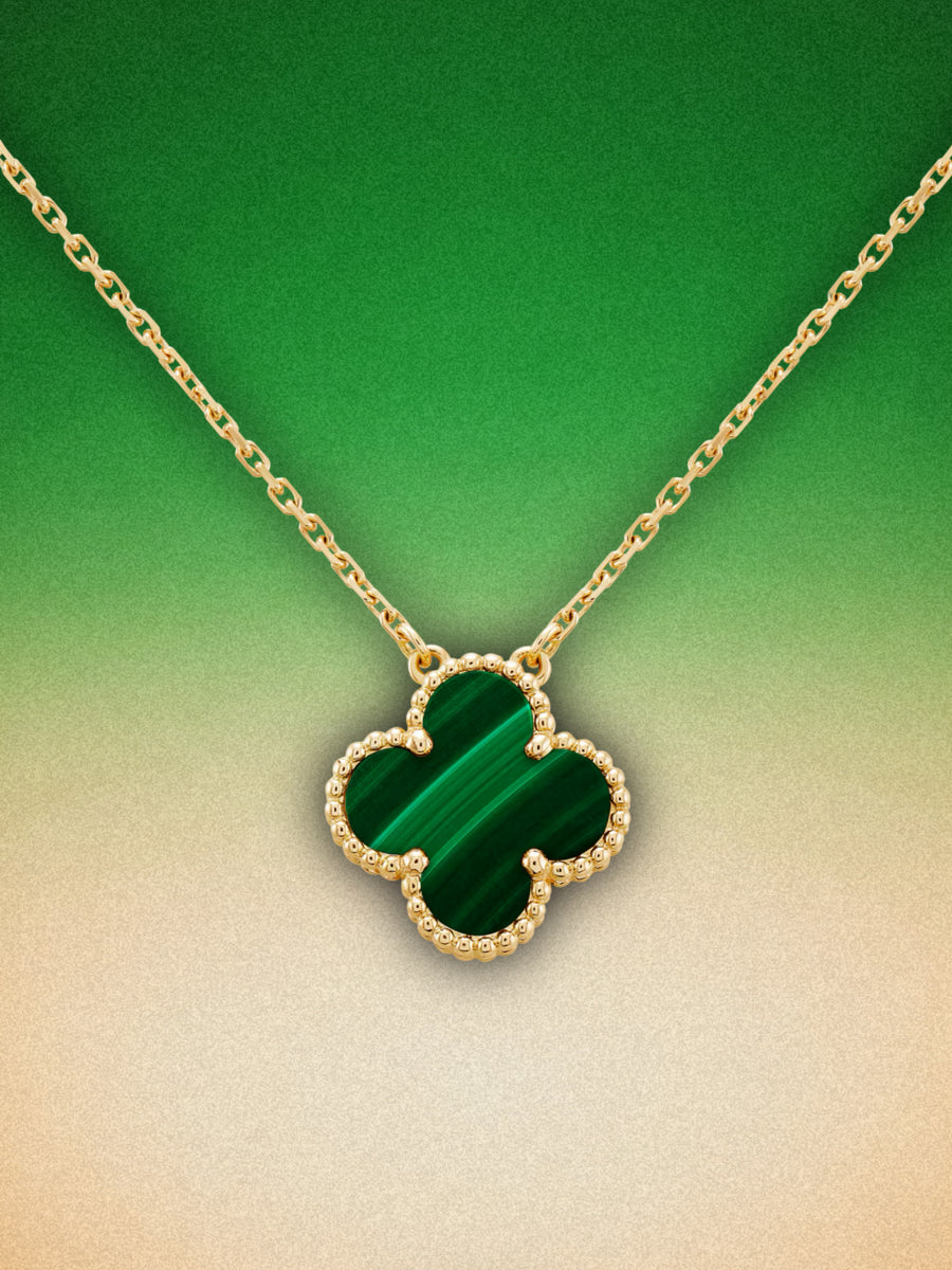 FourLeaf™ Malachite Nyaklánc