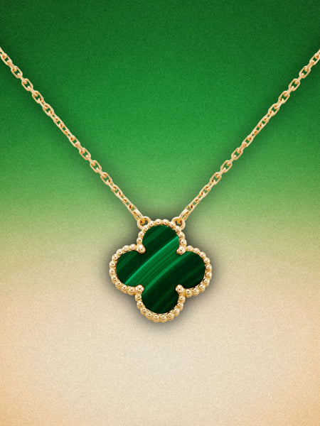 FourLeaf™ Malachite Nyaklánc