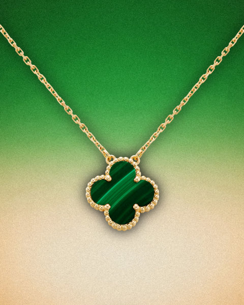 FourLeaf™ Malachite Nyaklánc