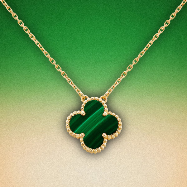 FourLeaf™ Malachite Nyaklánc