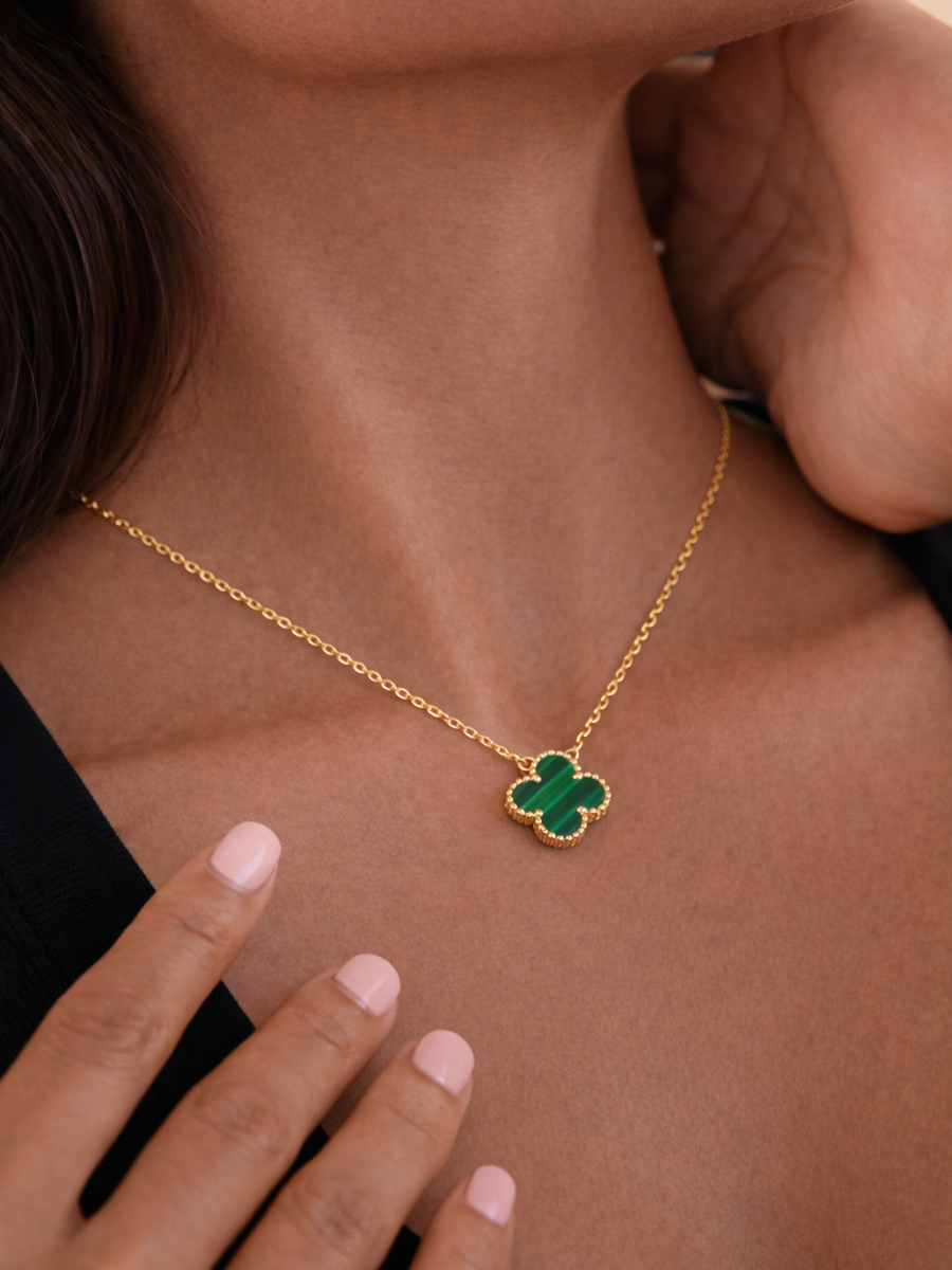 FourLeaf™ Malachite Nyaklánc