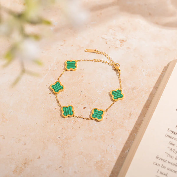 FourLeaf™ Malachite Karkötő